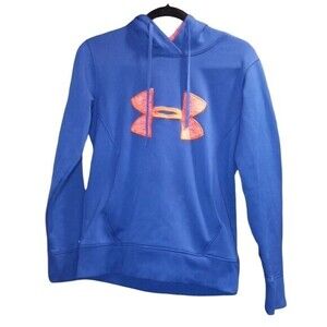 Under Armour Logo Storm Hoodie Women's Sweater Blue